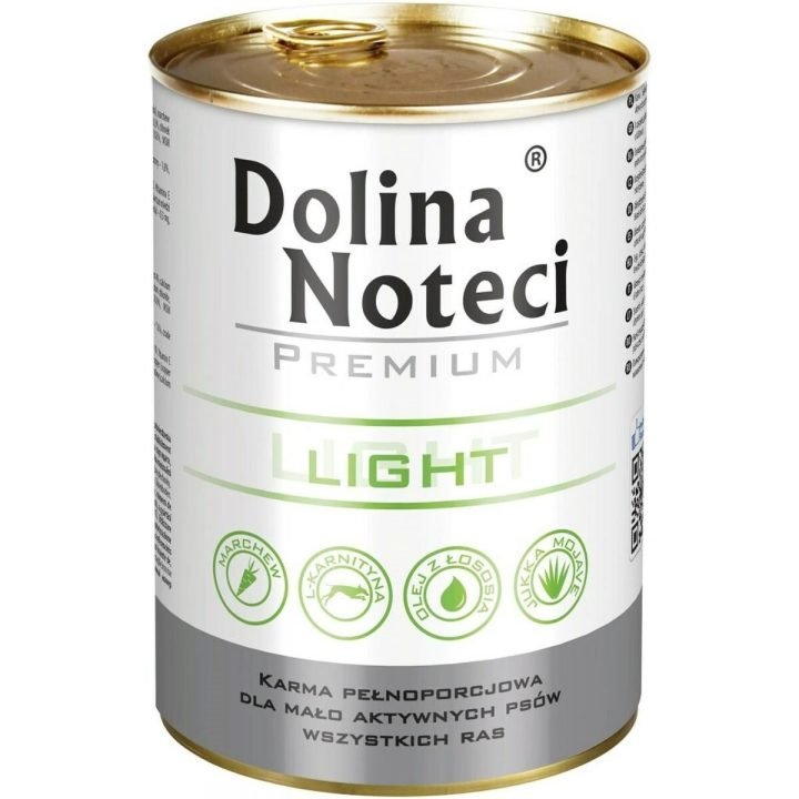 Mokré jedlo Dolina Noteci Premium Light  Kurča Prasa 400 g
